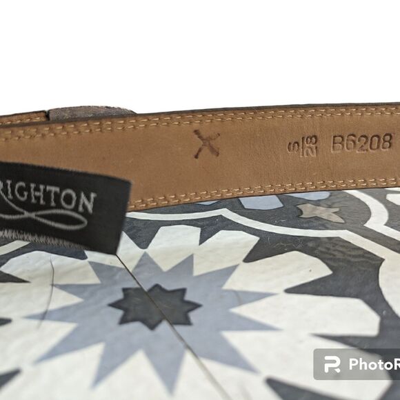 Brighton belt brand new size small with silver accents - Picture 3 of 5